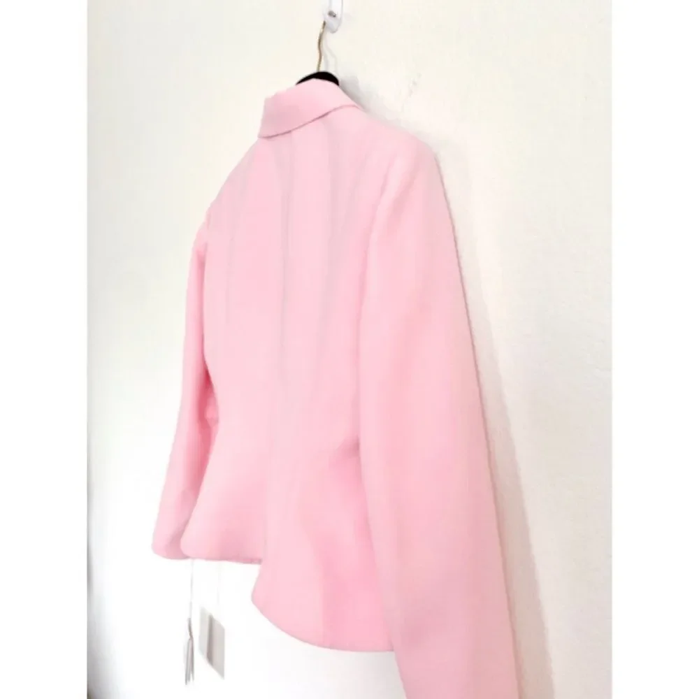 Valentino Crepe Couture flare Jacket Soft Pink